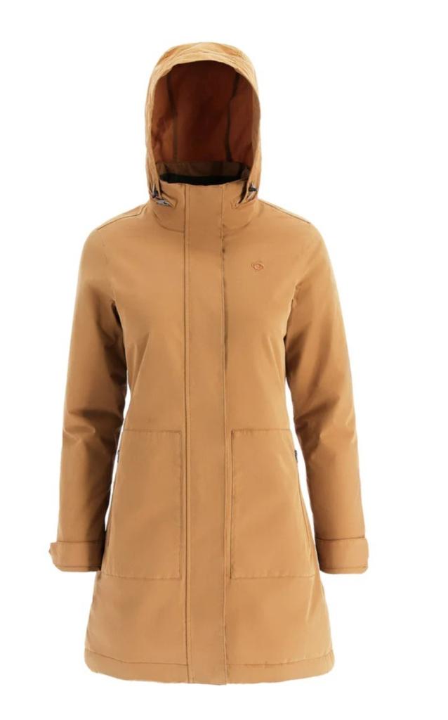 Miniatura Abrigo Eva Mujer  - Color: Mostaza