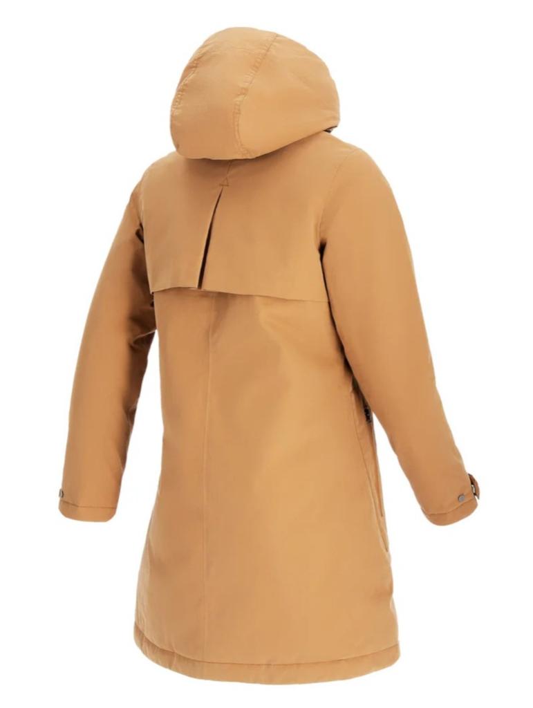 Miniatura Abrigo Eva Mujer  - Color: Mostaza