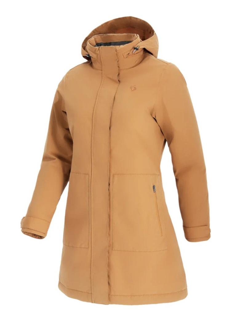 Miniatura Abrigo Eva Mujer  - Color: Mostaza