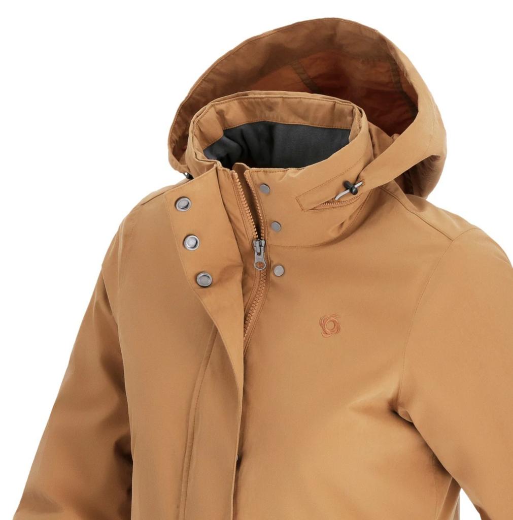 Miniatura Abrigo Eva Mujer  - Color: Mostaza