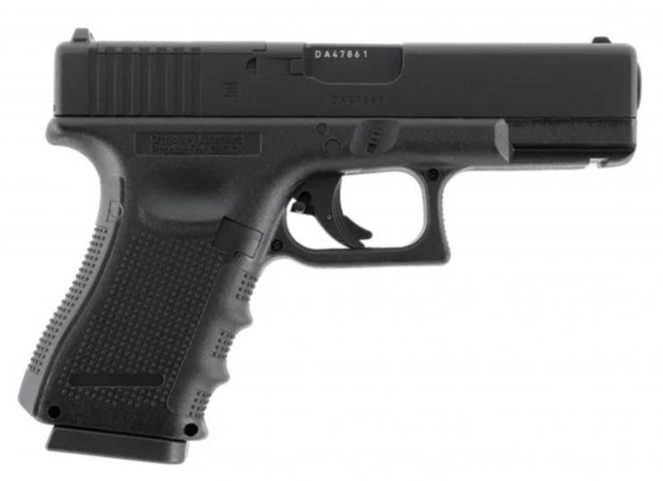 Miniatura Pistola Co2 19 GEN4 4,5MM  - Color: negro