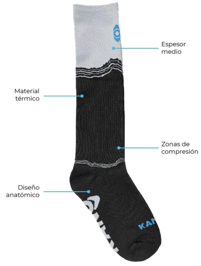 Calcetines Térmica Ski Para Niños  -