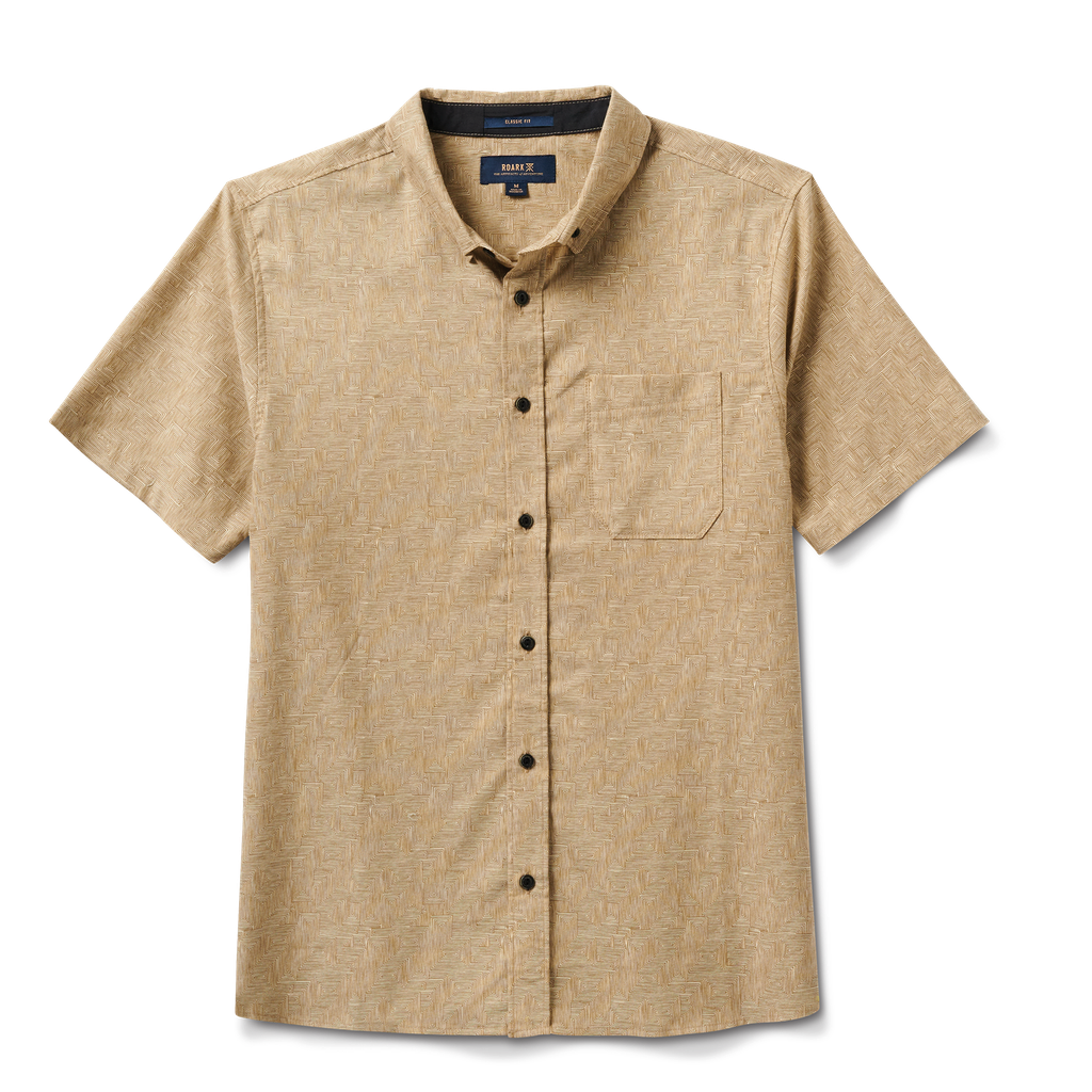 Miniatura Camisa Scholar Stretch - Color: Beige