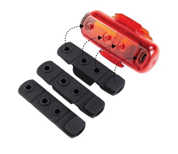 Miniatura Luz Trasera Cosmos 60 Lumens Usb Utm-60 - Color: Rojo