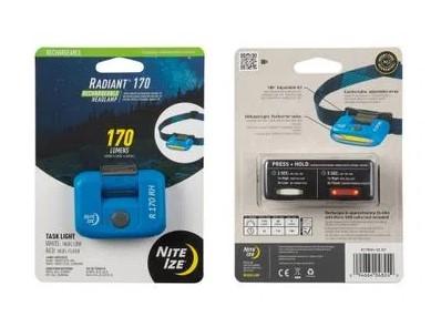 Linterna Radiant 170 Rechargeable Headlamp - Color: Azul