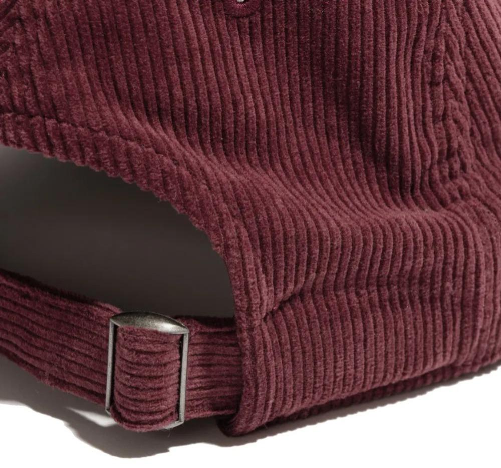 Miniatura Gorro Jockey Corduroy Unisex - Color: Bordo