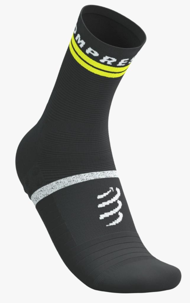 Miniatura Pro Marathon Socks V2.0  - Color: Negro-Amarillo-Rosado