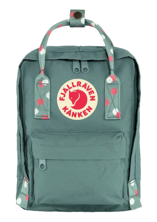 Miniatura Mochila Kanken Mini 7L - Color:  Foliage Green-Peach Sand