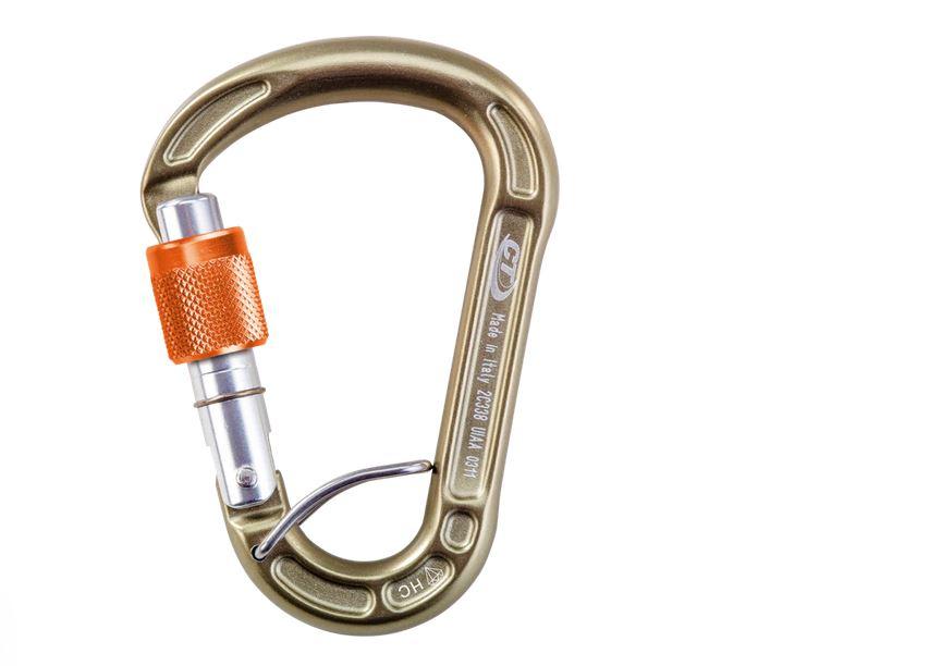 Mosquetón Hms Concept SGL HC - Color: Marron-Plata-Naranja