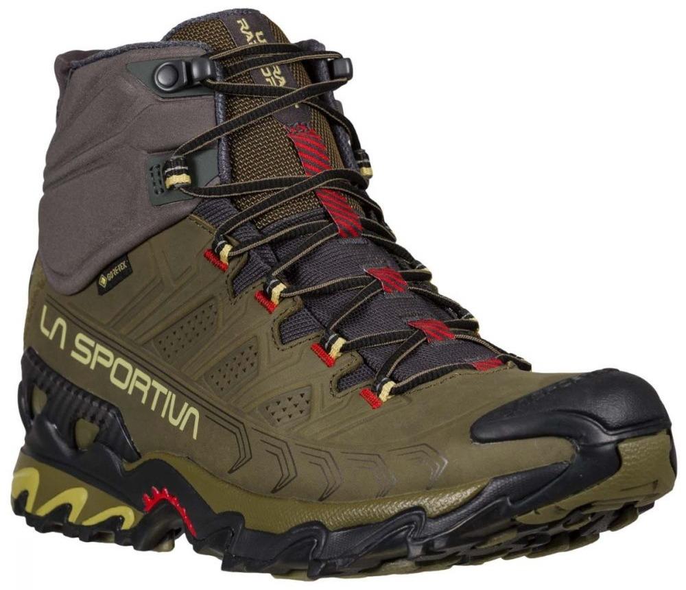 Miniatura Zapato Ultra Raptor II Mid Leather GTX  - Color: Ivy-Tango Red