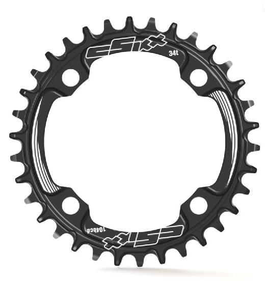  Plato TT Chainring 104 bcd 34t Raw