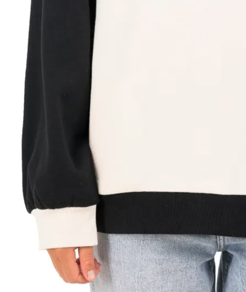 Miniatura Poleron City Style Mujer Loose Reciclado - Color: Negro