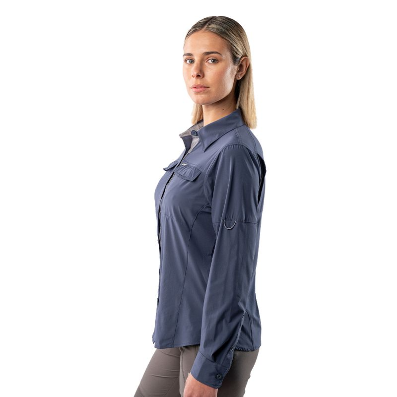 Camisa Antakari Spandex Mujer - Color: Azul