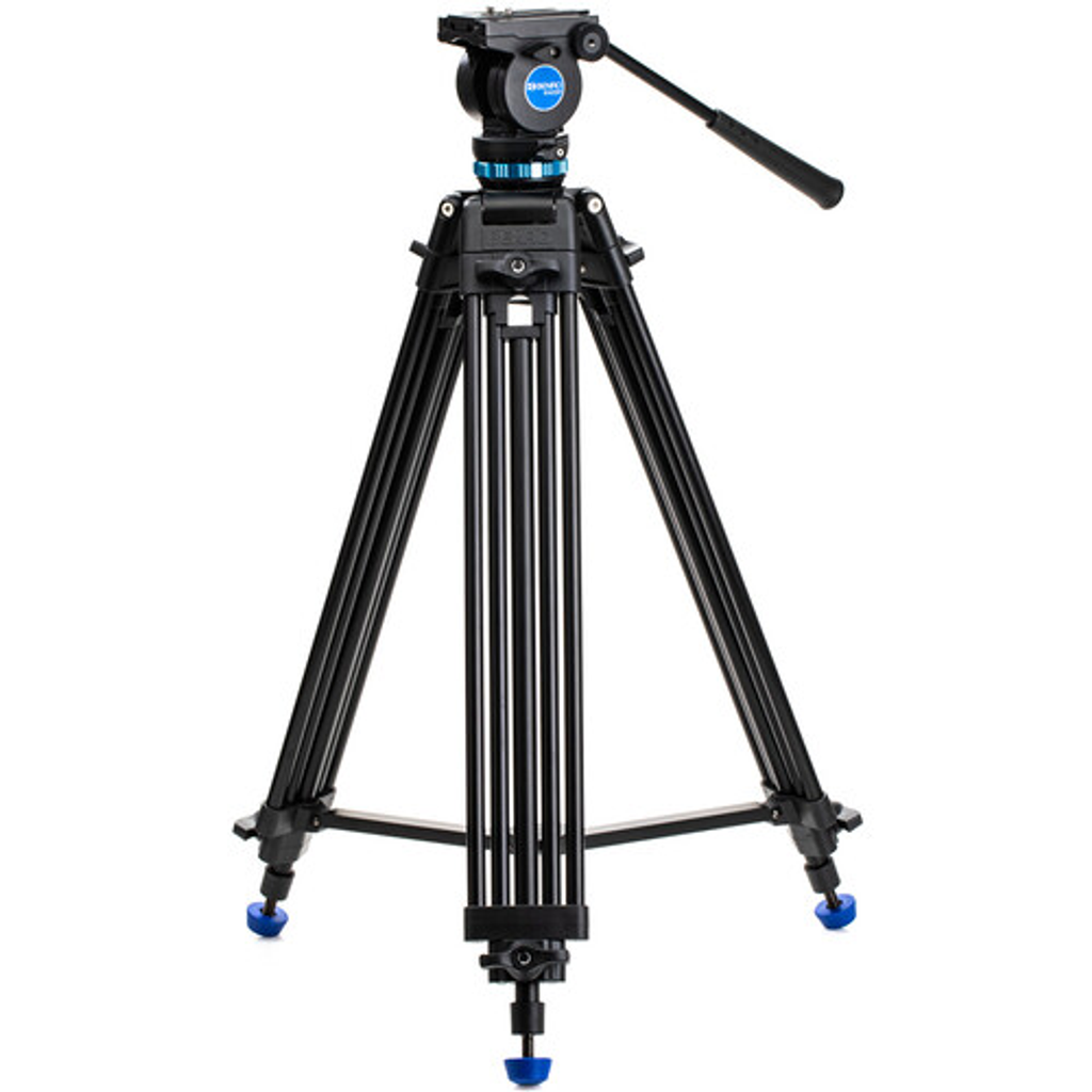 Kit Trípode Más Cabezal De Aluminio Para Video | KH25 - Color: Negro
