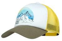 Gorro Trucker Shira - Color: Blanco Amarillo