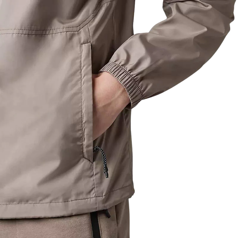 Miniatura Chaqueta Hombre Cortavientos Lifestyle Base Over - Color: Café