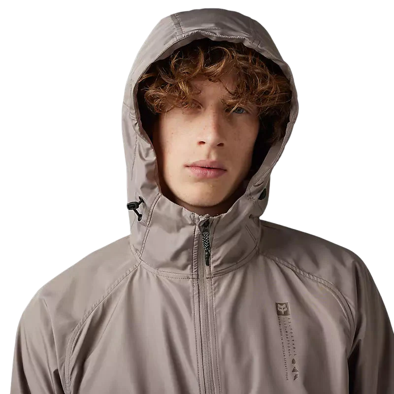Miniatura Chaqueta Hombre Cortavientos Lifestyle Base Over - Color: Café