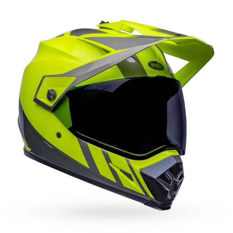 Miniatura Casco Moto Calle Mx-9 Adventure - Color: Amarillo