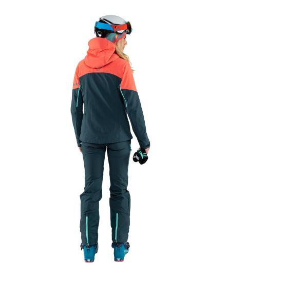 Chaqueta Mujer Radical Infinium Hybrid - Color: Coral/Negro