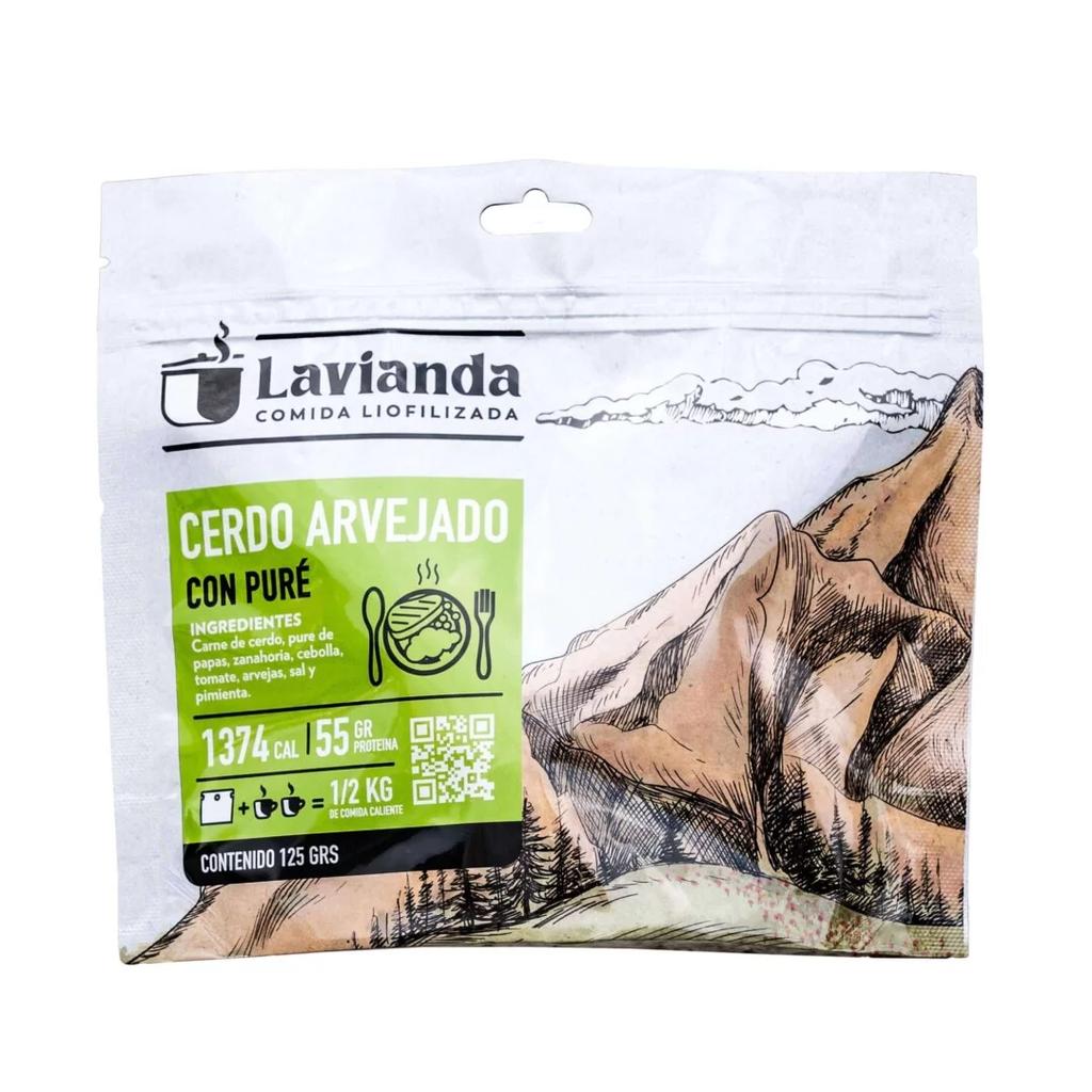 Comida Liofilizada Cerdo arvejado con puré 