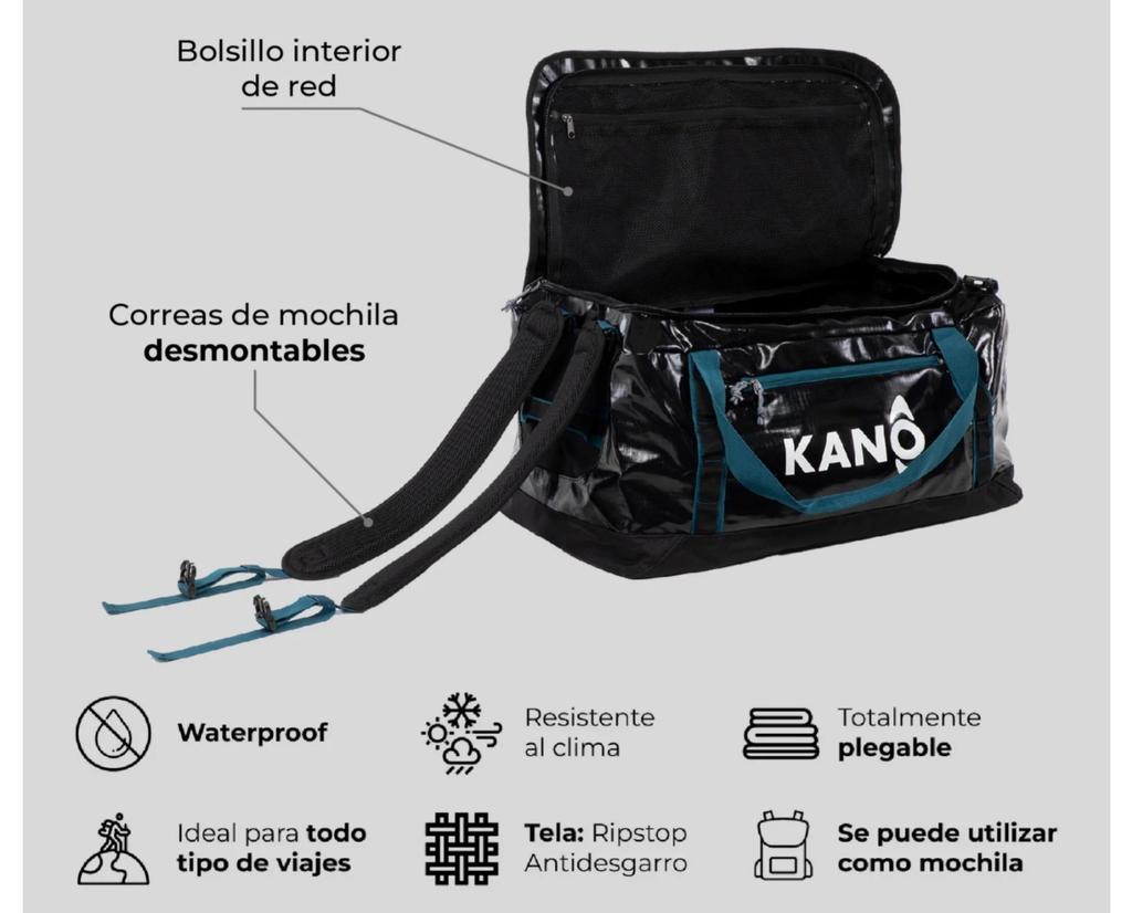 Miniatura Bolso Mochila Impermeable 60L Fitz  -