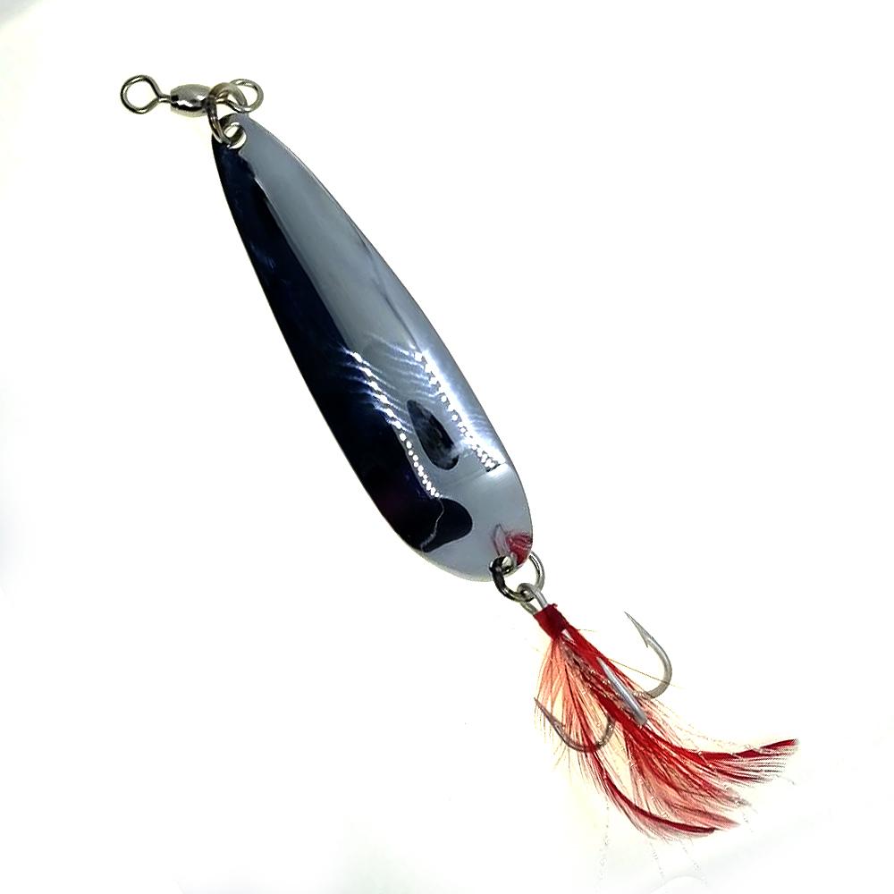 Cuchara King Pluma 112 42gr - Color: Negro-Gris