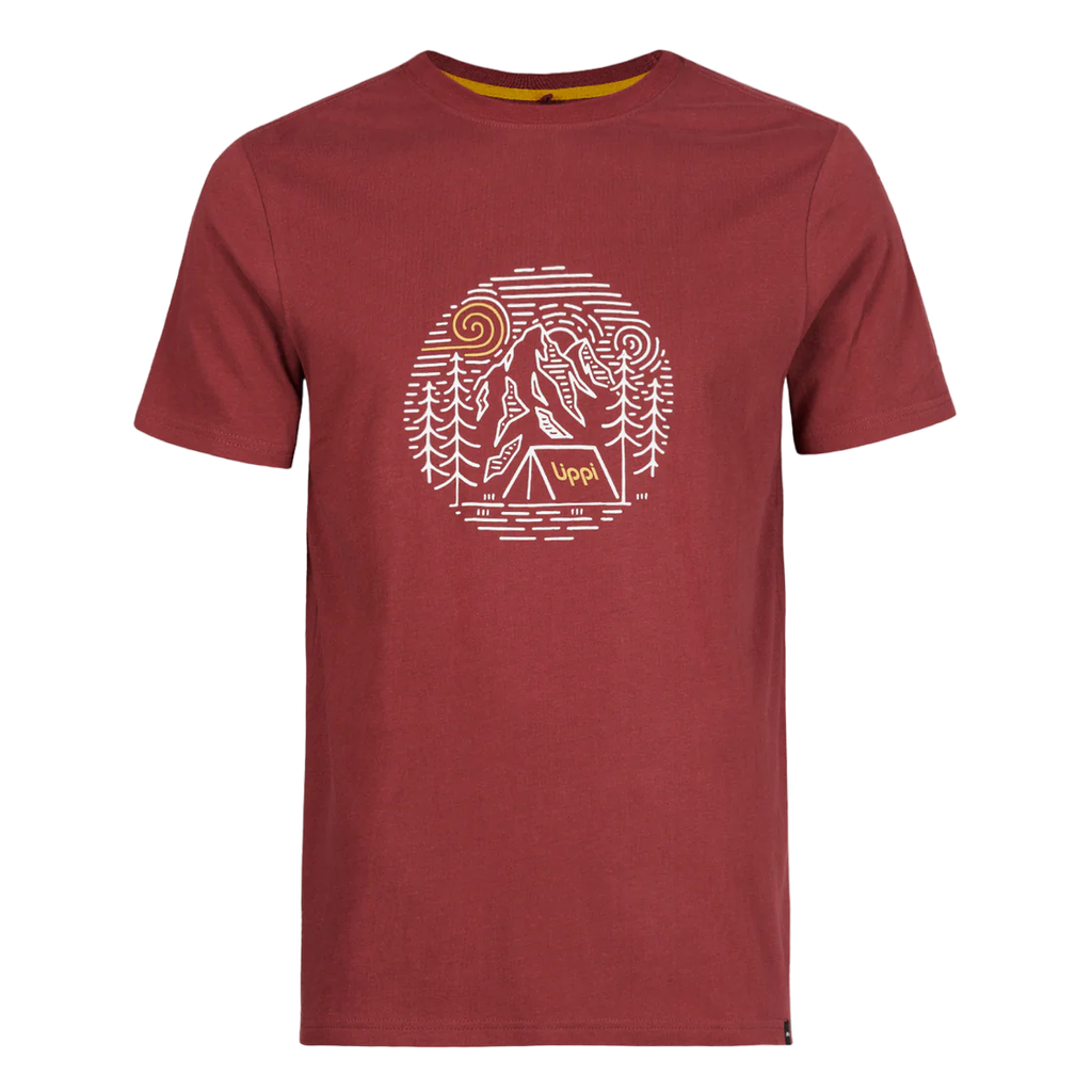 Polera Hombre Classic Piolet T-Shirt - Color: Vino