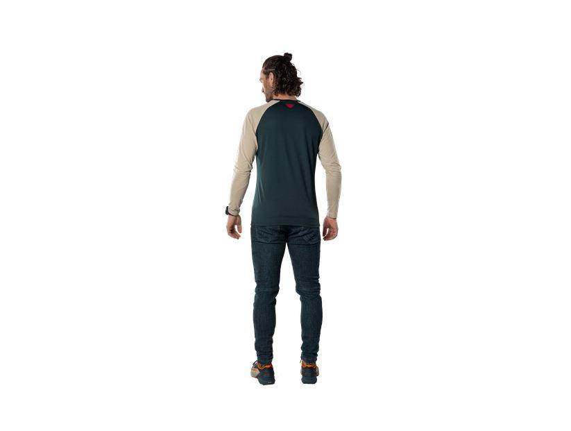 Polera Manga Larga Hombre 24/7 - Color: Verde Oscuro
