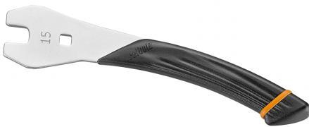 Llave Pedal 15mm Mango Engomado 33S1 - Color: Plateado