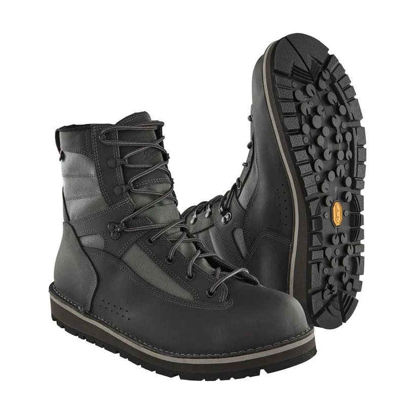 Botas Foot Tractor Wading Boots - Sticky Rubber (Built By Danner) - Color: Gris