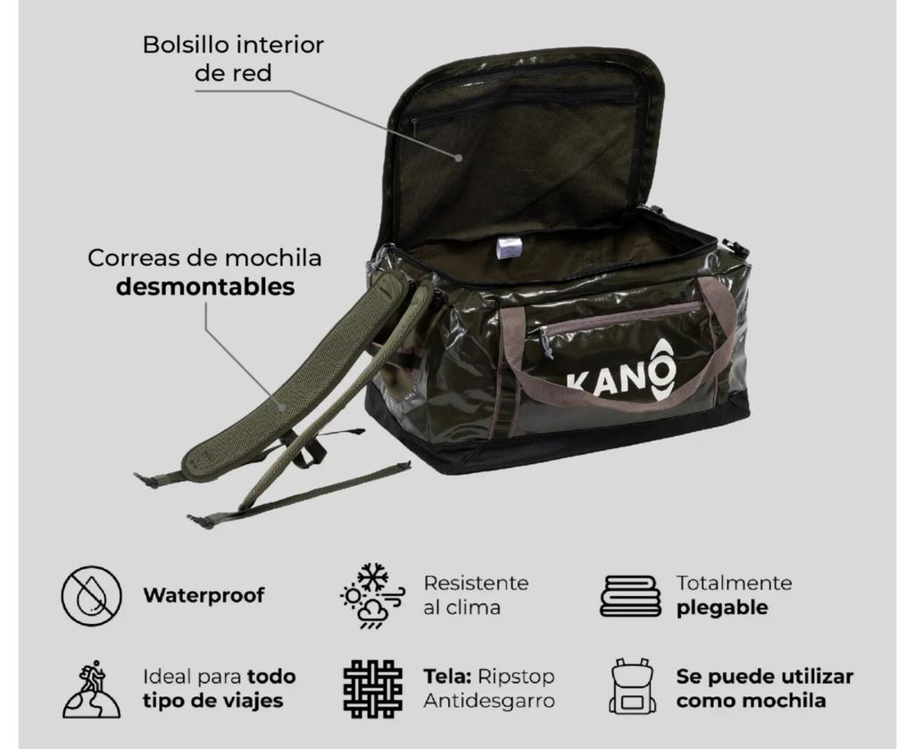 Miniatura Bolso Mochila Impermeable 60L Fitz  -