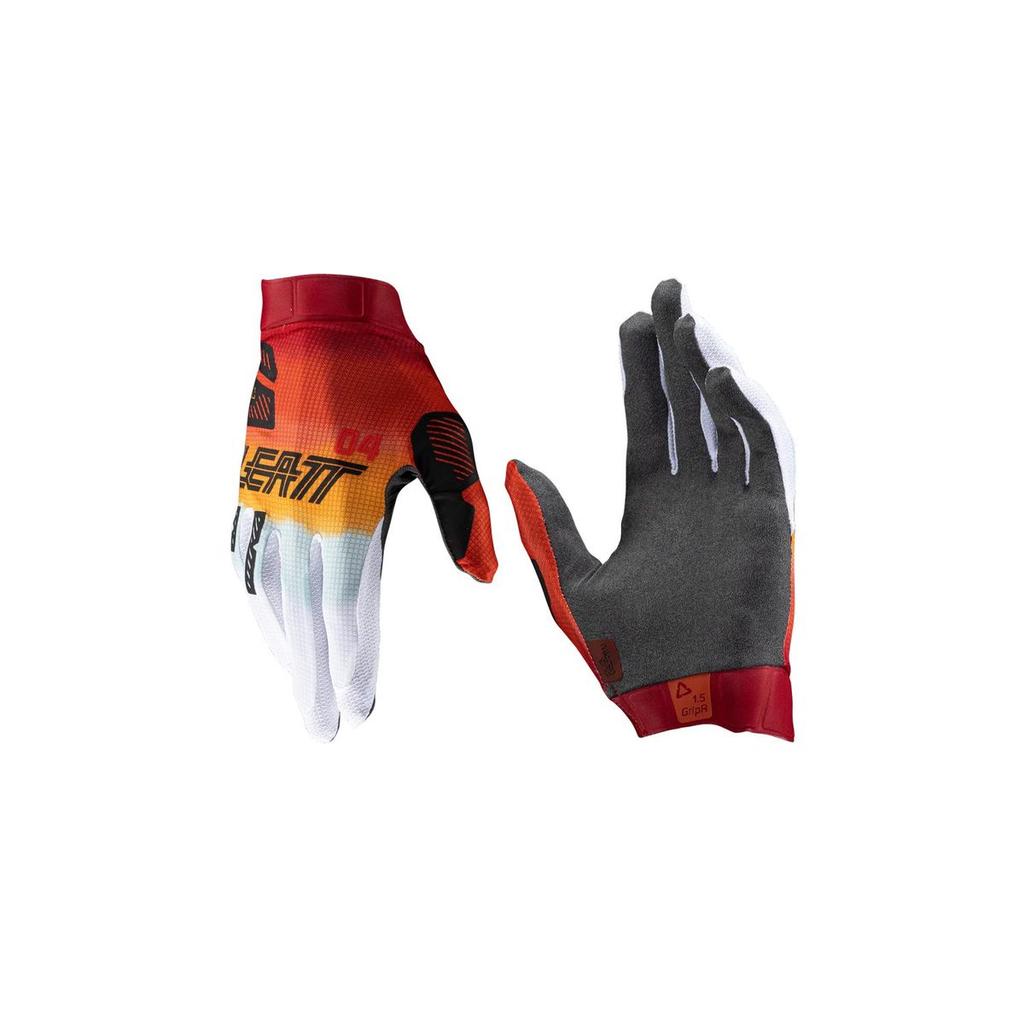 Guantes Moto Gripr 1.5 V25 - Color: Rojo/Blanco