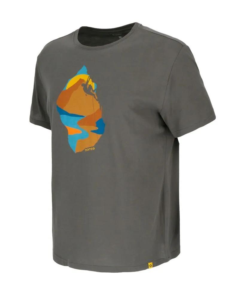 Miniatura Polera Manga Corta Escalada Men - Color: Gris Oscuro