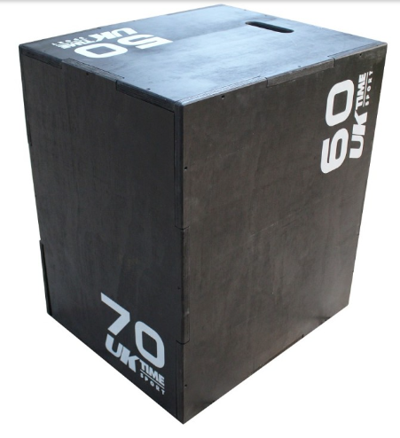 Cajón Pliométrico - Formato: 50*60*70 CM , Color: Negro