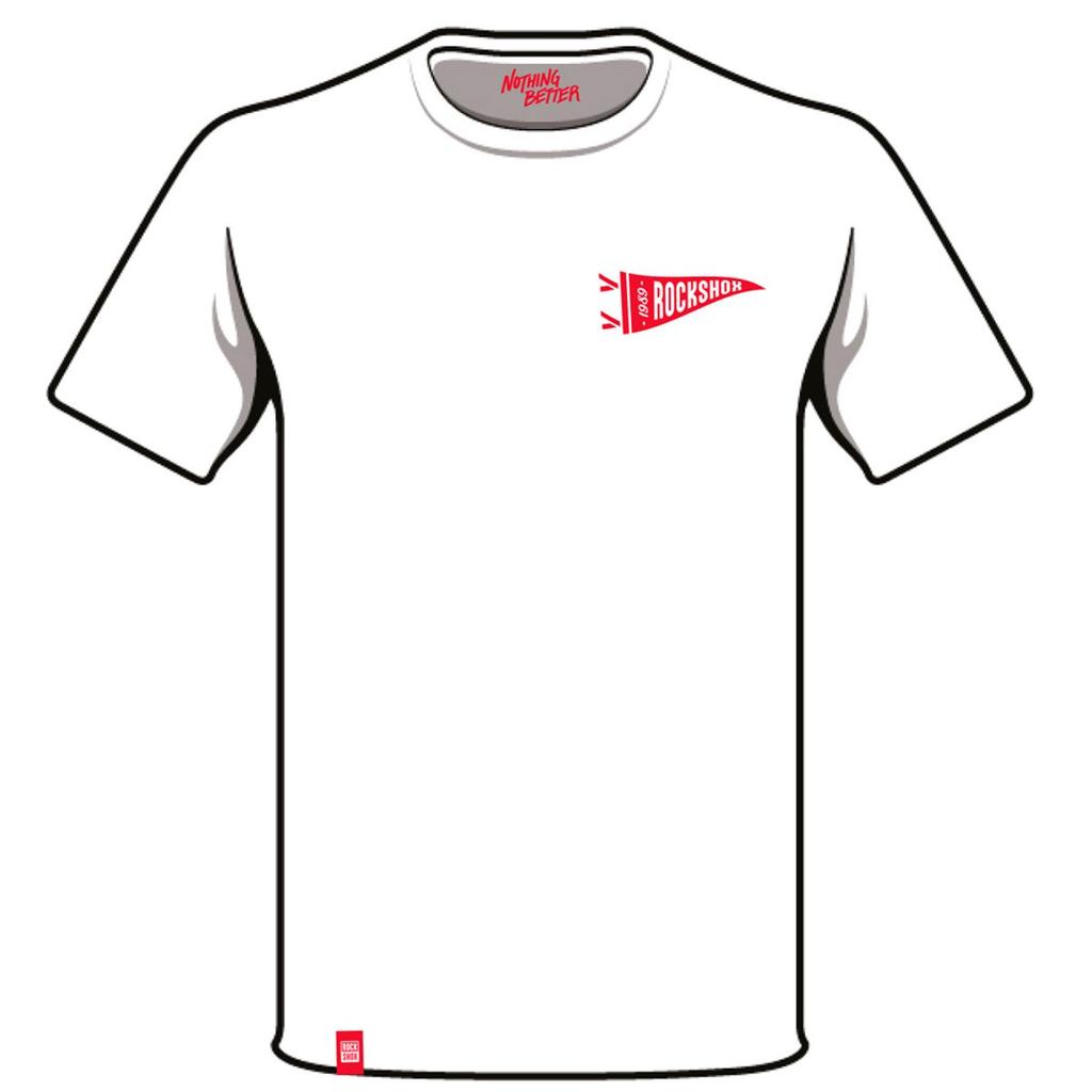 Polera De Ciclismo Pennant - Color: Blanco