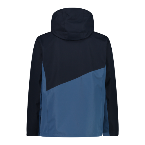 Chaqueta Hombre con Gorro Desmontable - Color: Black Blue