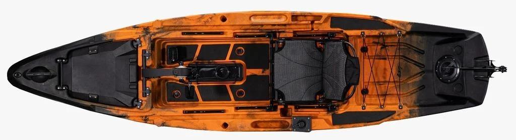 Kayak Bass Fishing PDL 120 - Color: Naranja/Negro