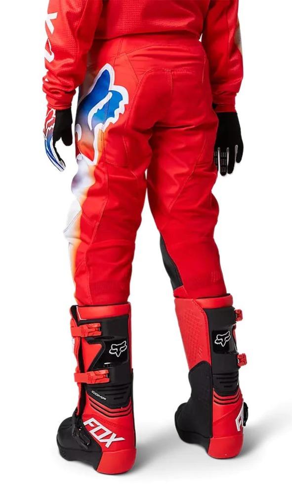 Miniatura Pantalon Moto Niño 180 Toxsyk - Color: Rojo