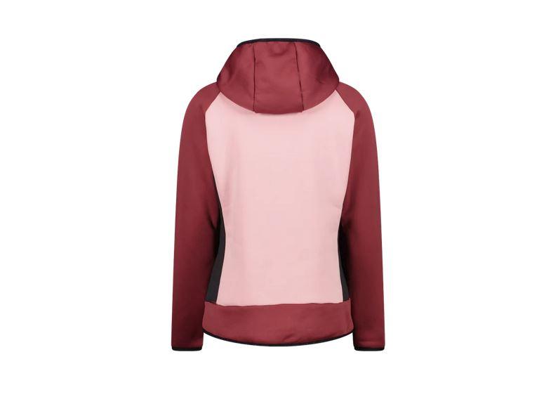 Miniatura Chaqueta Mujer Unlimitech Hybrid Padded - Color: Rosado/Rojo