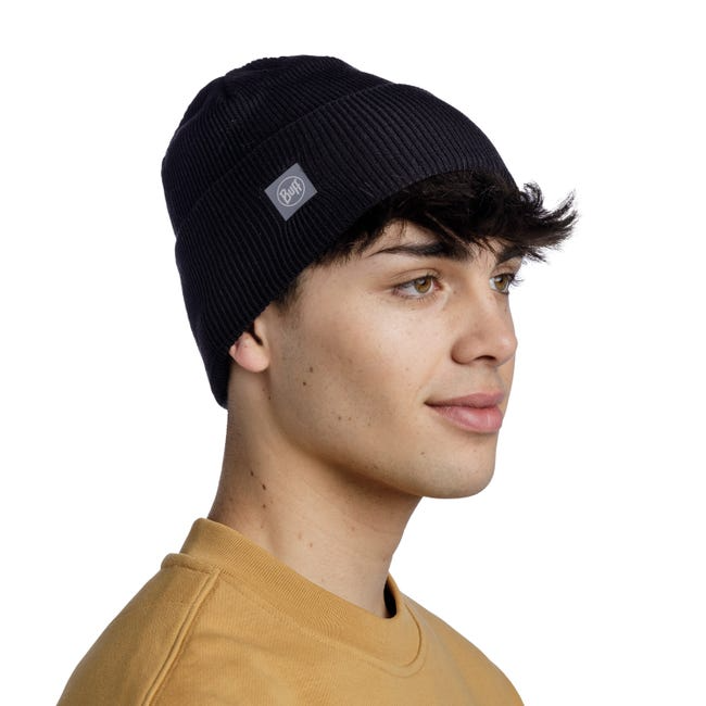 Gorro Crossknit Beanie Solid Black - Color: Solid Black