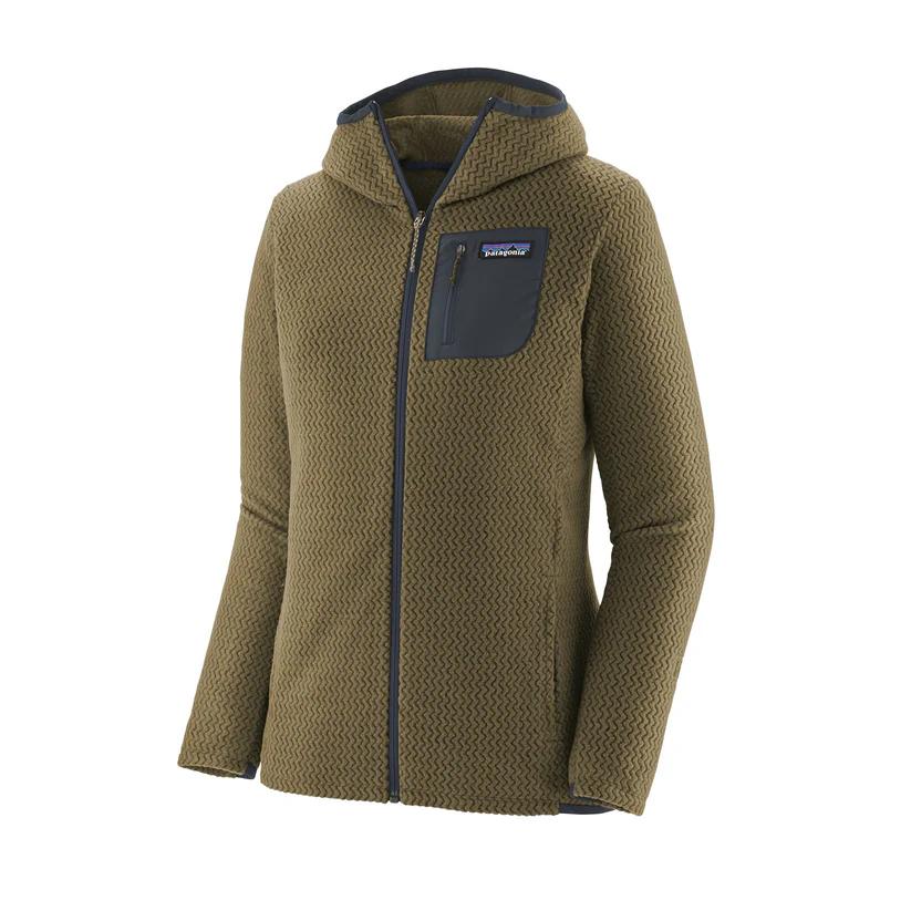 Miniatura Polar Mujer R1 Air Full-Zip - Color: Verde Oscuro