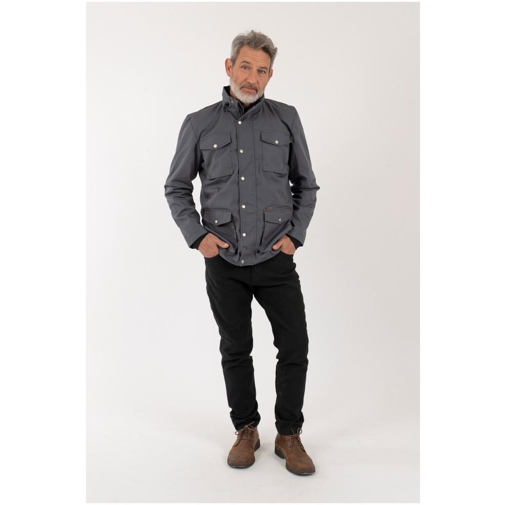Cortavientos Canvas Horrer Hombre - Color: Gris