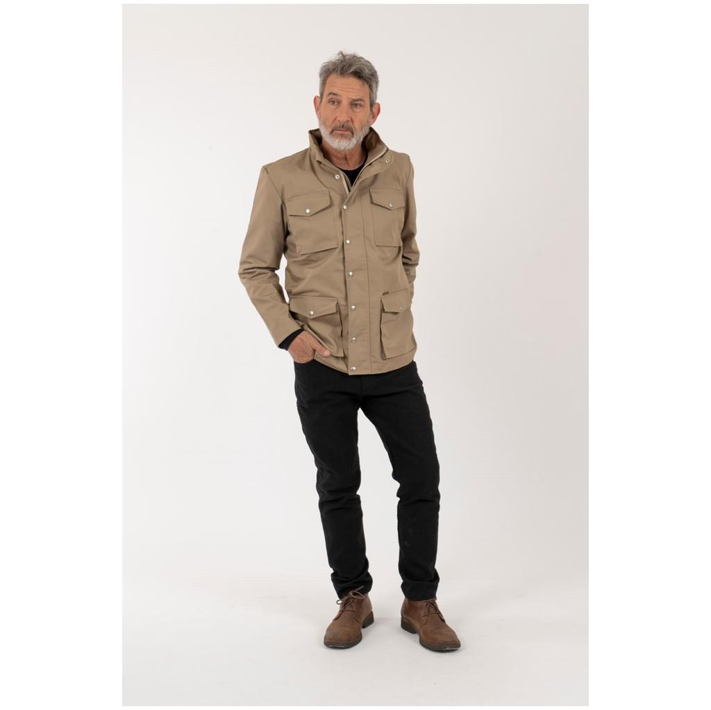 Miniatura Cortavientos Canvas Horrer Hombre - Color: Beige