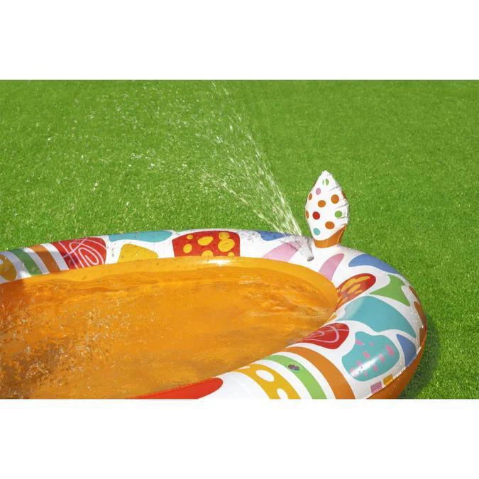 Miniatura Piscina Inflable Redonda Jirafa 2.66x1.57x1.27M -