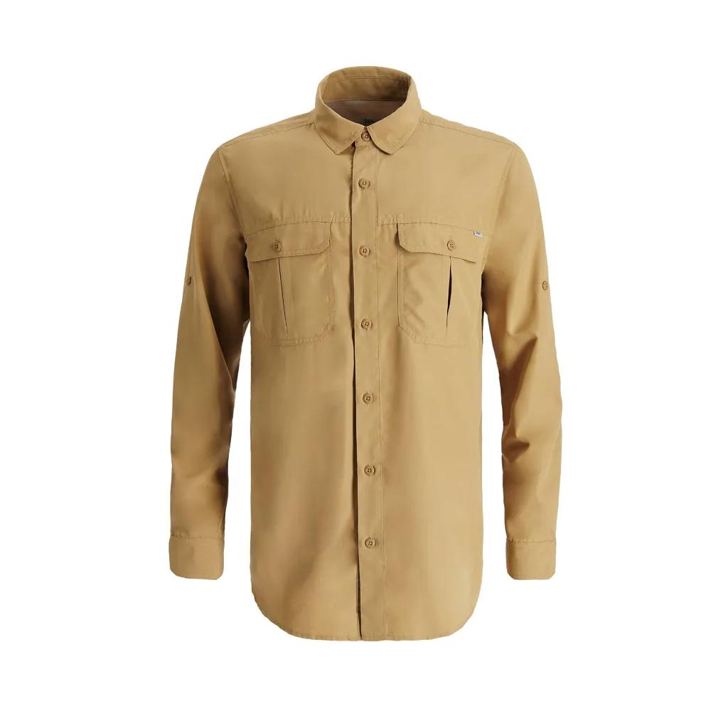 Camisa Manga Larga Elden Hombre - Color: Khaki