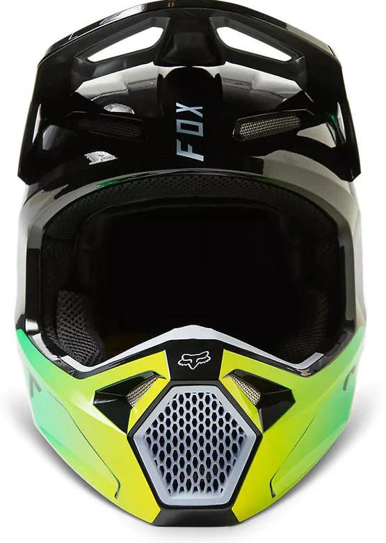 Miniatura Casco Moto V1 Dpth - Color: Negro - Verde