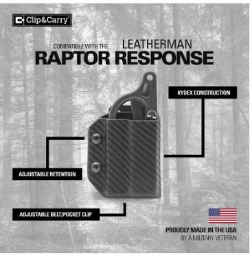 Miniatura Funda de Kydex para la Leatherman Raptor Response -