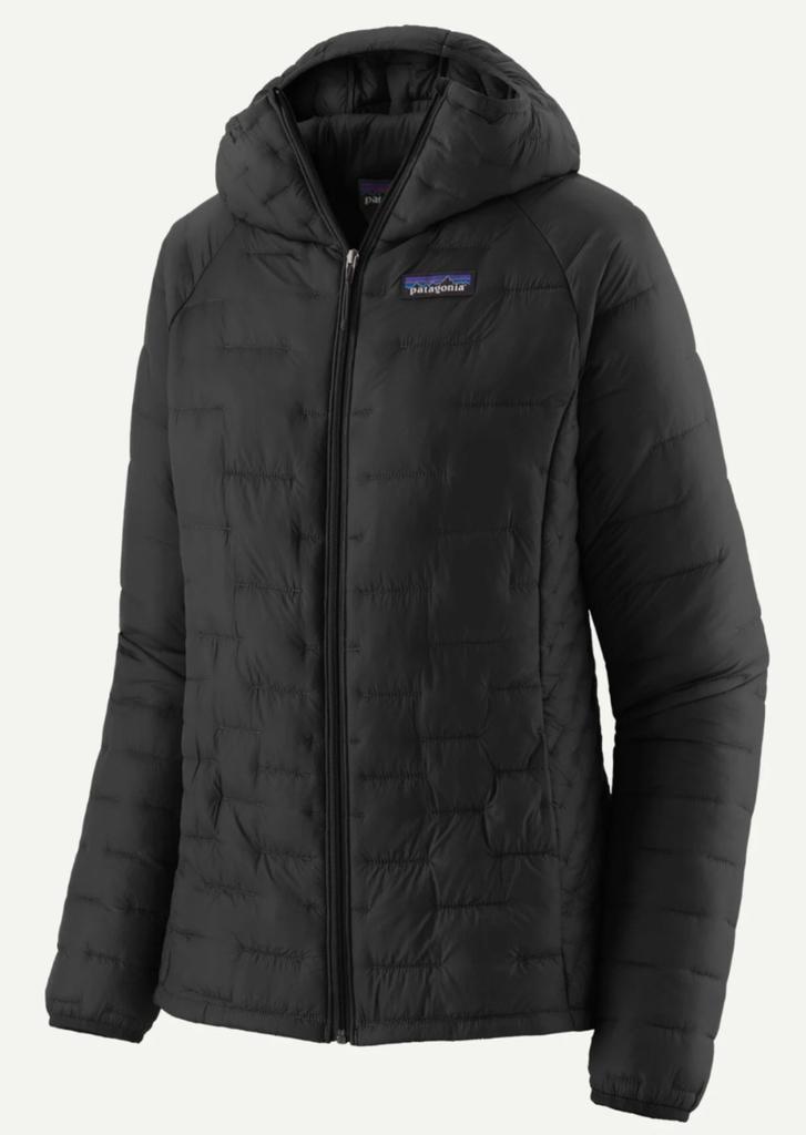 Miniatura Chaqueta Mujer Micro Puff® Hoody  - Color: NEGRO