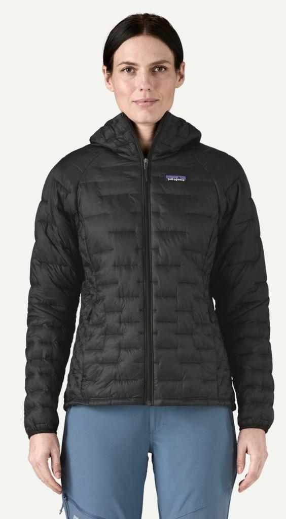 Miniatura Chaqueta Mujer Micro Puff® Hoody  - Color: NEGRO