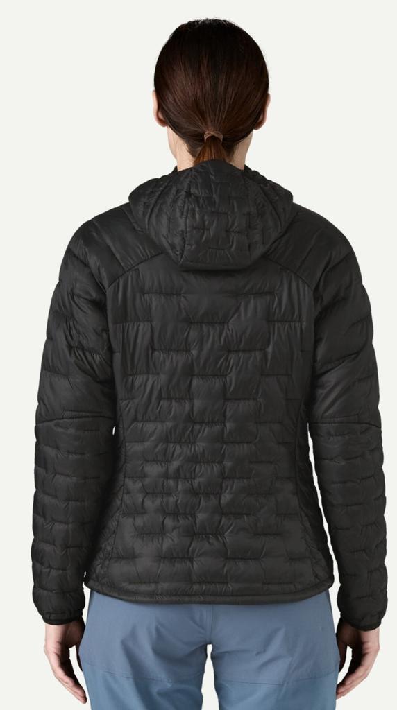 Miniatura Chaqueta Mujer Micro Puff® Hoody  - Color: NEGRO